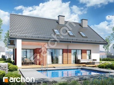 Проект дома ARCHON+ Дом в дицентрах 