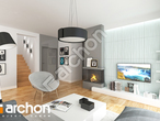 Проект дома ARCHON+ Дом в дицентрах дневная зона (визуализация 1 вид 2)