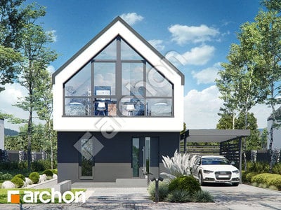 Проект дома ARCHON+ Дом в мускатах 3 