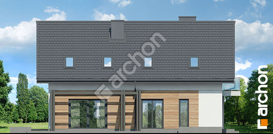 Дворовой фасад Дом в стокесиях (Г2)