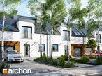 Проект будинку ARCHON+ Будинок в цикламенах 3 (P) вер.3 стилізація 3