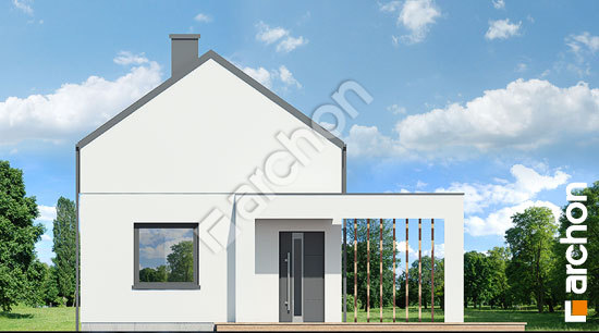 Передній фасад Літній будиночок в крокусах 4