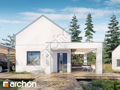 Проект дома ARCHON+ Летний домик в крокусах 4 Вид 2