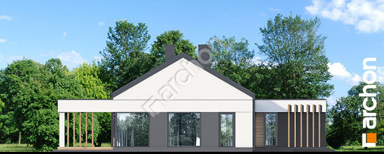 Боковой фасад Дом в можжевельнике 3 (Г2)