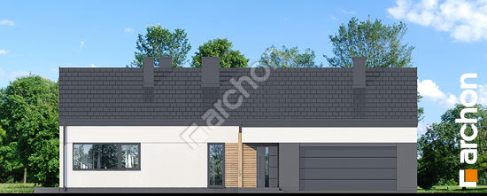 Передний фасад Дом в можжевельнике 3 (Г2)