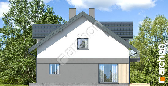 Боковой фасад Дом в клематисах 2