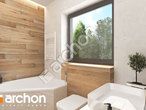 Проект будинку ARCHON+ Будинок в клематисах 2 візуалізація ванни (візуалізація 3 від 3)