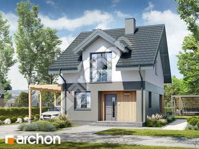 Проект дома ARCHON+ Дом в клематисах 2 