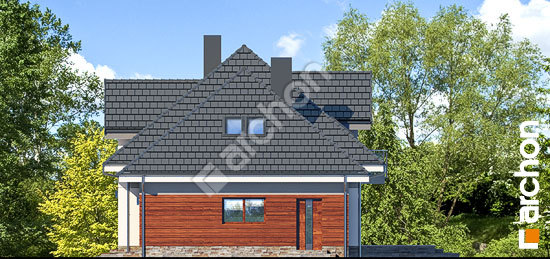 Бочний фасад Будинок в сливах 2 (Г)