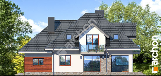 Дворовой фасад Дом в сливах 2 (Г)