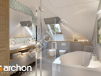 Проект будинку ARCHON+ Будинок в сливах 2 (Г) візуалізація ванни (візуалізація 3 від 2)