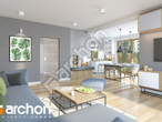 Проект дома ARCHON+ Дом в сливах 2 (Г) дневная зона (визуализация 1 вид 5)