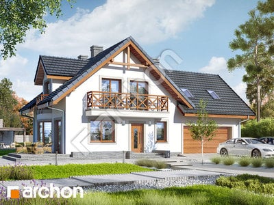 Проект дома ARCHON+ Дом в рододендронах 3 (Г2) 