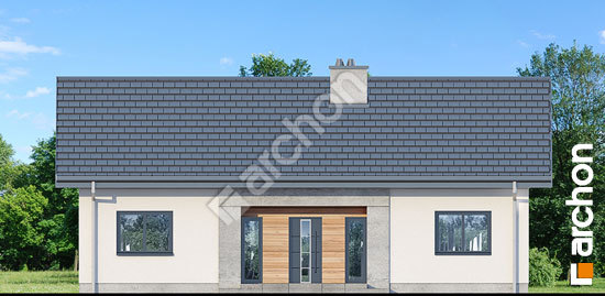 Передний фасад Дом в овсянницах 4