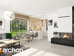 Проект дома ARCHON+ Дом в овсянницах 4 дневная зона (визуализация 1 вид 3)