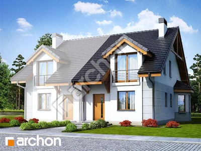 Проєкт будинку ARCHON+ Будинок під гінко 2 вер.2 