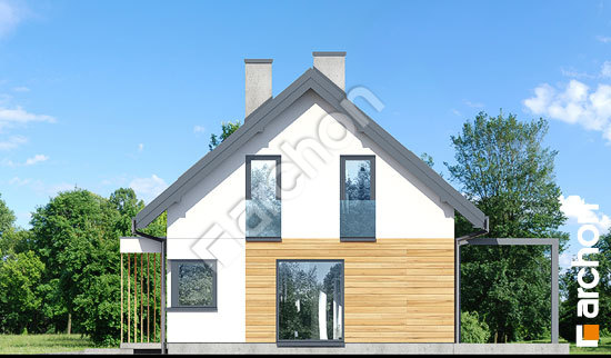 Бочний фасад Будинок в брусниці (ГН)