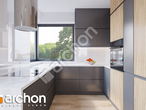 Проект будинку ARCHON+ Будинок в брусниці (ГН) візуалізація кухні 1 від 2