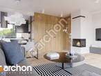 Проект будинку ARCHON+ Будинок в брусниці (ГН) денна зона (візуалізація 1 від 4)