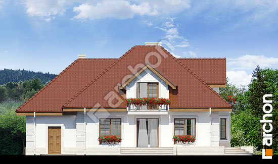 Дворовий фасад Будинок в нектаринах 2 (П) вер.2