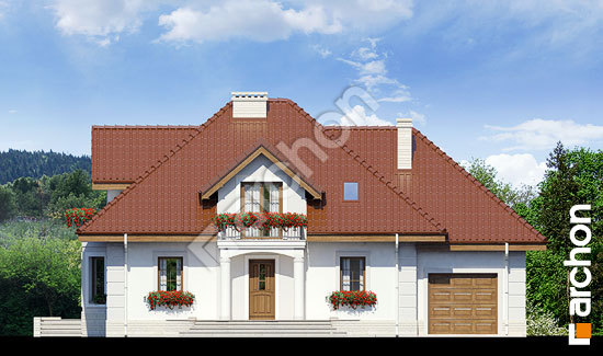 Передній фасад Будинок в нектаринах 2 (П) вер.2