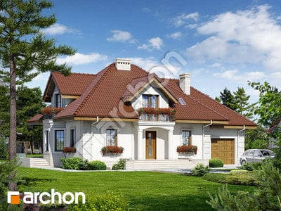 Проєкт будинку ARCHON+ Будинок в нектаринах 2 (П) вер.2 