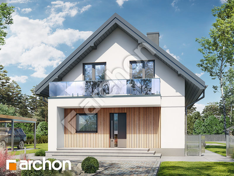 Проект дома ARCHON+ Дом в сон-траве 5 Вид 1