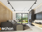 Проект дома ARCHON+ Дом в сон-траве 5 дневная зона (визуализация 1 вид 2)