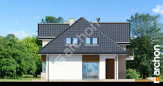 Боковой фасад Дом в калатеях 6 (Т)