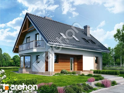 Проект дома ARCHON+ Дом в деванне вер.2 