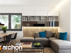 Проект будинку ARCHON+ Будинок в халезіях (Р2Б) денна зона (візуалізація 1 від 1)