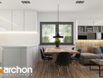 Проект будинку ARCHON+ Будинок в халезіях (Р2Б) денна зона (візуалізація 1 від 4)