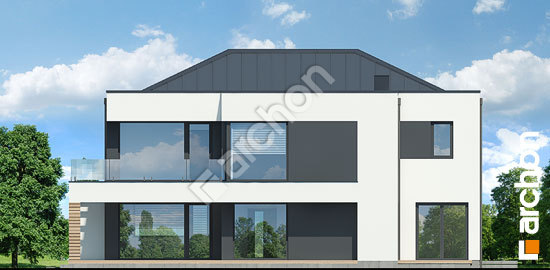 Дворовий фасад Вілла Луна 2 (Г2Е)