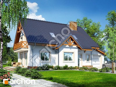 Проєкт будинку ARCHON+ Будинок в горошку 2 вер.3 