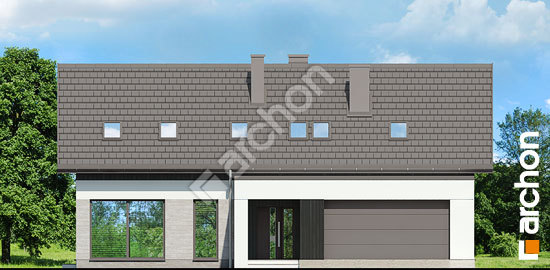 Передний фасад Дом в дабециях 2 (Г2)