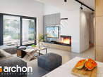 Проект дома ARCHON+ Дом в дабециях 2 (Г2) дневная зона (визуализация 1 вид 6)
