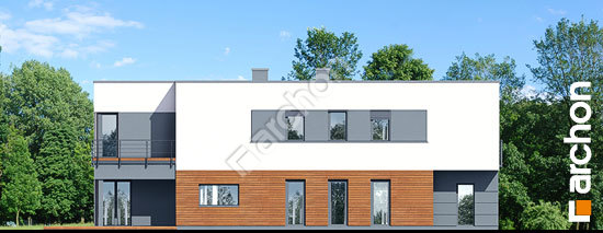 Боковой фасад Дом в топинамбурах (Г2А)