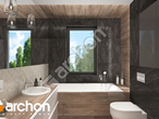 Проект будинку ARCHON+ Будинок в топінамбурах (Г2А) візуалізація ванни (візуалізація 3 від 3)