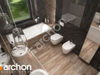 Проект дома ARCHON+ Дом в топинамбурах (Г2А) визуализация ванной (визуализация 3 вид 4)