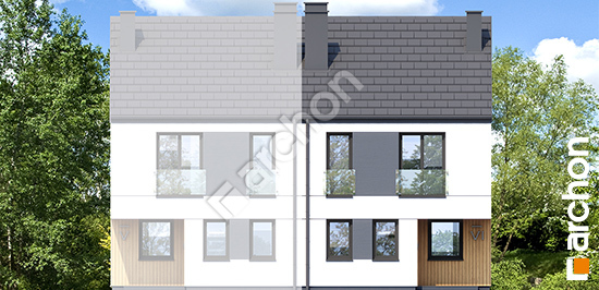 Передній фасад Будинок під гінко 26 (Б)