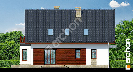 Дворовой фасад Дом в скальниках 3 вер.2