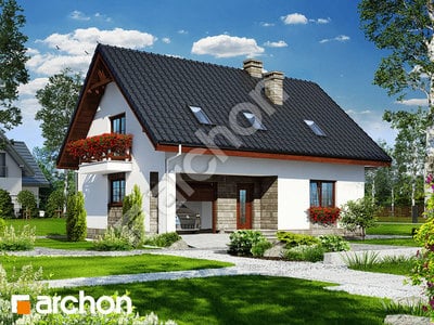 Проєкт будинку ARCHON+ Будинок у скальниках 3 вер.2 