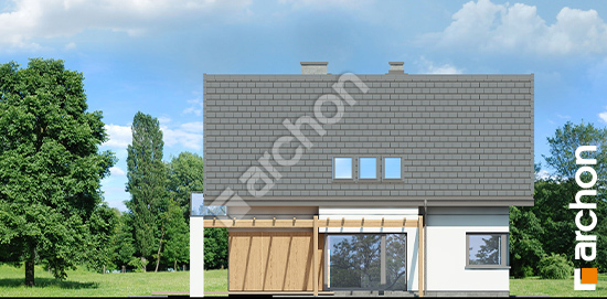 Бочний фасад Будинок в аморфах 2 (Г2)