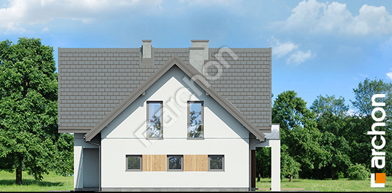 Боковой фасад Дом в аморфах 2 (Г2)