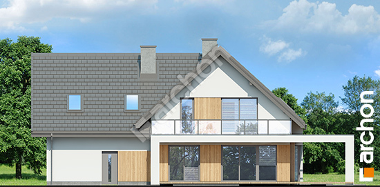 Дворовий фасад Будинок в аморфах 2 (Г2)