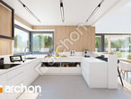 Проект дома ARCHON+ Дом в аморфах 2 (Г2) визуализация кухни 1 вид 2