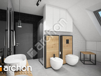 Проект дома ARCHON+ Дом в аморфах 2 (Г2) визуализация ванной (визуализация 3 вид 3)