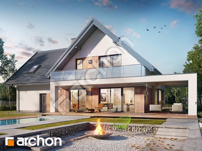 Проект дома ARCHON+ Дом в аморфах 2 (Г2) 