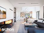 Проект дома ARCHON+ Дом в аморфах 2 (Г2) дневная зона (визуализация 1 вид 3)