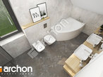 Проект будинку ARCHON+ Будинок в малинівці 30 візуалізація ванни (візуалізація 3 від 4)